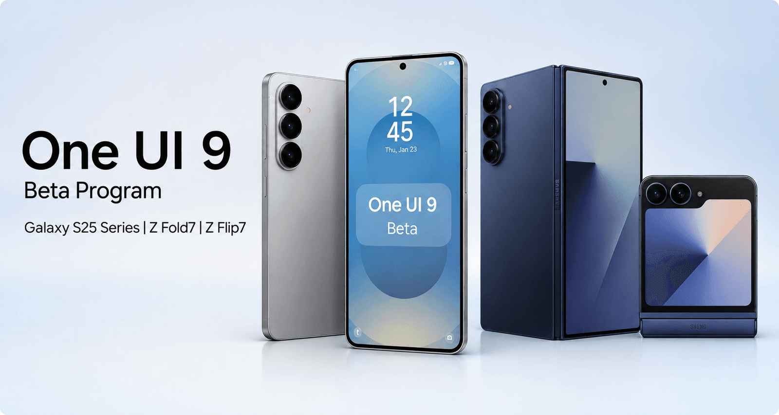 Samsung One UI 9 Beta Program Expands to Galaxy S25, Z Fold7 and Z Flip7